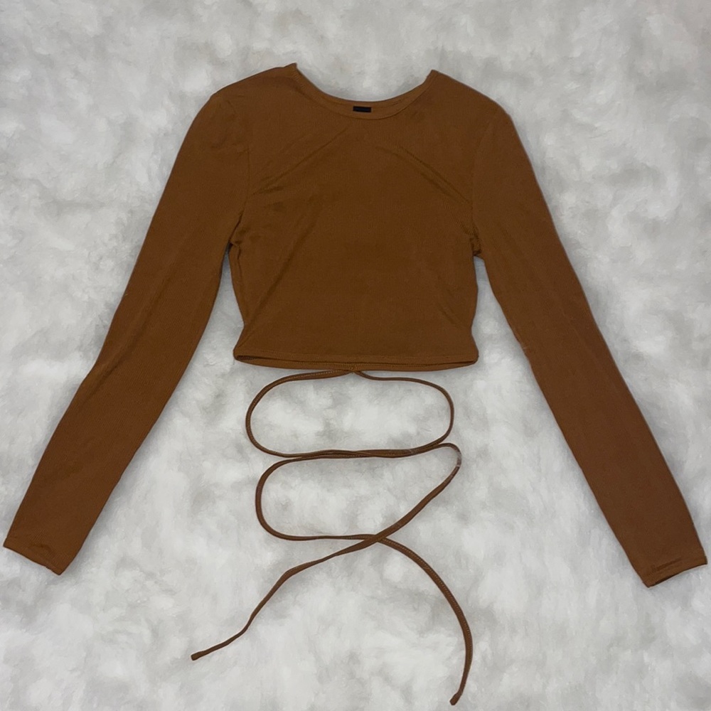 Tie Waist Long Sleeve
